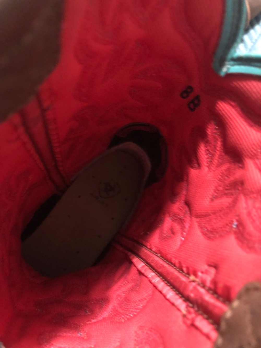 Ariat Square Toe Women’s Cowboy Boots used - Picture 6 of 8